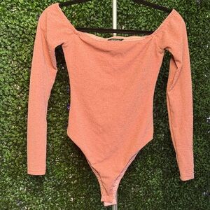 AE Studio Rose Off-Shoulder Bodysuit